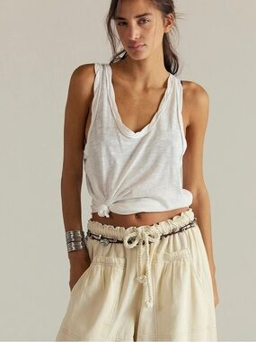 Free People We The Free Easy Tank - Clean Ivory - S